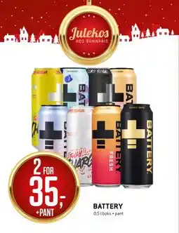 Bunnpris BATTERY tilbud