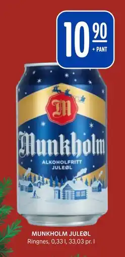 Rema 1000 MUNKHOLM JULEØL tilbud