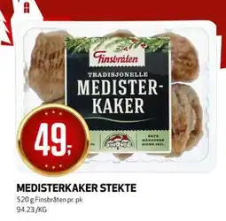 Bunnpris MEDISTERKAKER STEKTE tilbud