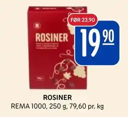 Rema 1000 ROSINER tilbud