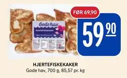 Rema 1000 HJERTEFISKEKAKER tilbud