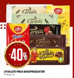 Bunnpris UTVALGTE FREIA BAKEPRODUKTER tilbud