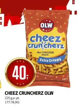 Bunnpris CHEEZ CRUNCHERZ OLW tilbud