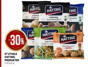 Bunnpris ET UTVALG HATTING-PRODUKTER tilbud