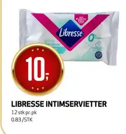 Bunnpris LIBRESSE INTIMSERVIETTER tilbud