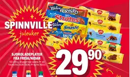 Coop Extra Sjokoladeplater fra Freia/ Nidar tilbud