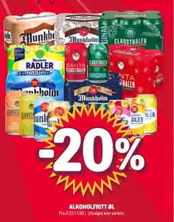 Coop Extra Alkoholfritt øl tilbud