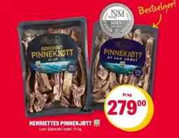 Coop Extra Henriettes pinnekjøtt tilbud