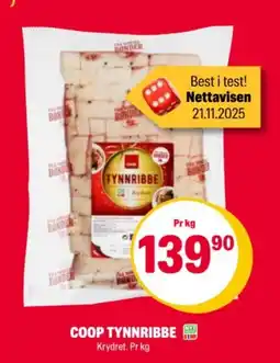 Coop Extra Coop tynnribbe tilbud