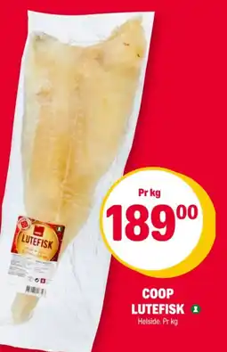 Coop Extra Coop lutefisk tilbud