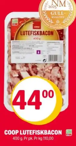 Coop Extra Coop lutefiskbacon tilbud