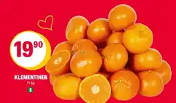 Coop Extra Klementiner tilbud