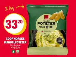 Coop Extra Coop norske mandelpoteter tilbud
