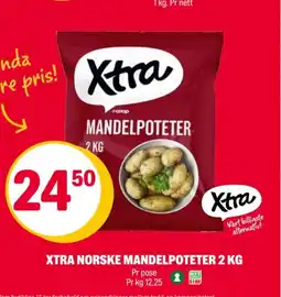 Coop Extra Xtra Norske mandelpoteter tilbud
