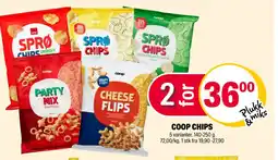 Coop Extra Coop chips tilbud