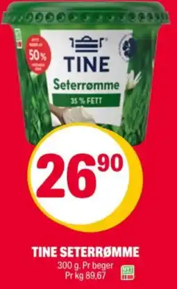 Coop Extra Tine seterrømme tilbud
