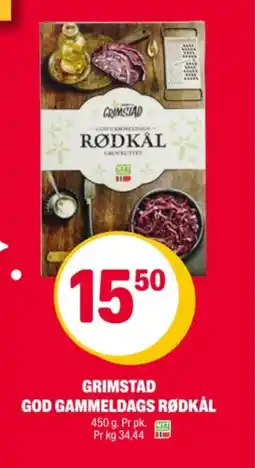Coop Extra Grimstad God gammeldags rødkål tilbud