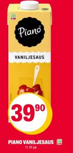Coop Extra Piano vaniljesaus tilbud