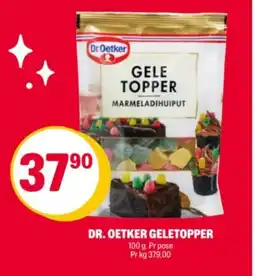 Coop Extra DR. OETKER Geletopper tilbud