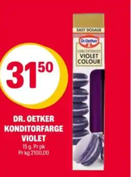 Coop Extra DR. OETKER Konditorfarge violet tilbud