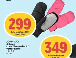 Coop Extra Johaug Lush Thermolite 3.0 votter dame tilbud