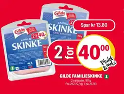Coop Extra Gilde familieskinke tilbud