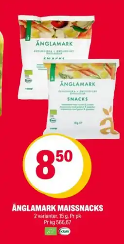 Coop Extra Änglamark maissnacks tilbud