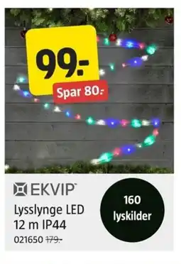 Jula Lysslynge LED 12 m IP44 tilbud