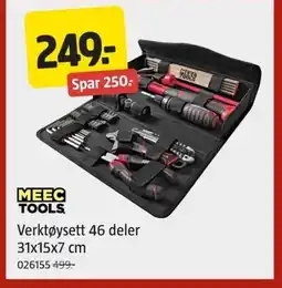 Jula Verktøysett 46 deler tilbud