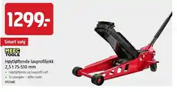 Jula Høytløftende lavprofiljekk 2.5 t tilbud