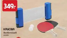 Jula KAYOBA Bordtennissett tilbud