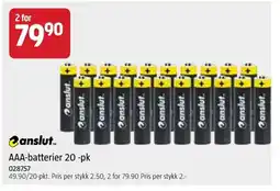 Jula Anslut AAA-batterier tilbud