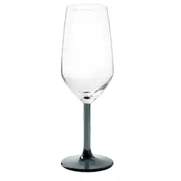 IKEA RÖdrÄka Champagneglass, høyt, blågrå/klart glass, 25 cl tilbud