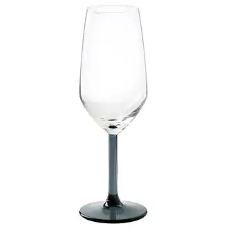IKEA RÖdrÄka Champagneglass, høyt, blågrå/klart glass, 25 cl tilbud