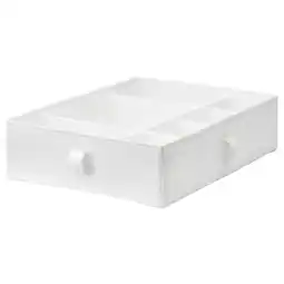 IKEA Skubb Boks m rom, hvit, 44x34x11 cm tilbud