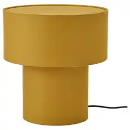 IKEA Stockholm 2025 Bordlampe, gul/tekstil, 35 cm tilbud