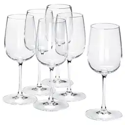 IKEA Storsint Hvitvinsglass, klart glass, 32 cl tilbud
