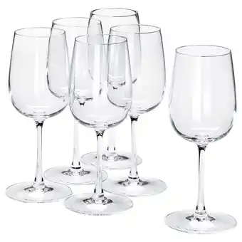 IKEA Storsint Hvitvinsglass, klart glass, 32 cl tilbud