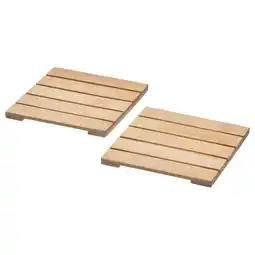 IKEA Strandfloka Glassbrikke, bambus tilbud