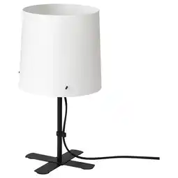 IKEA Barlast Bordlampe, svart/hvit, 31 cm tilbud