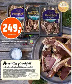 Coop Obs Henriettes pinnekjøtt/pinnebog tilbud