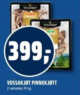 Coop Obs Vossakjøt pinnekjøtt tilbud