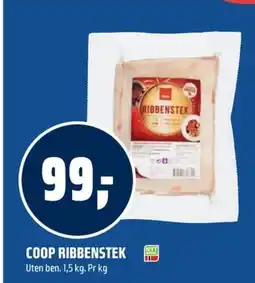 Coop Obs Coop Ribbenstek tilbud