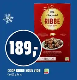 Coop Obs Coop Ribbe sous vide tilbud