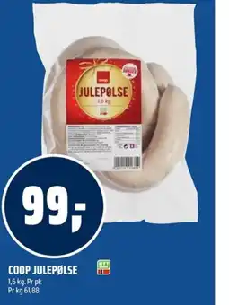 Coop Obs Coop Julepølse tilbud