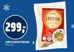 Coop Obs Coop Lutefisk porsjon tilbud
