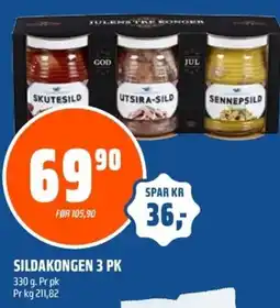 Coop Obs Sildakongen 3 pk tilbud
