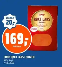 Coop Obs Coop Røkt laks i skiver tilbud