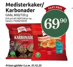 Joker Medisterkaker/ Karbonader tilbud