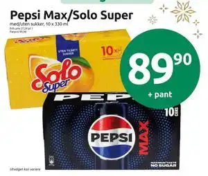 Pepsi Max/Solo Super
